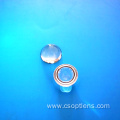 Sapphire half glass ball for fiber coupling